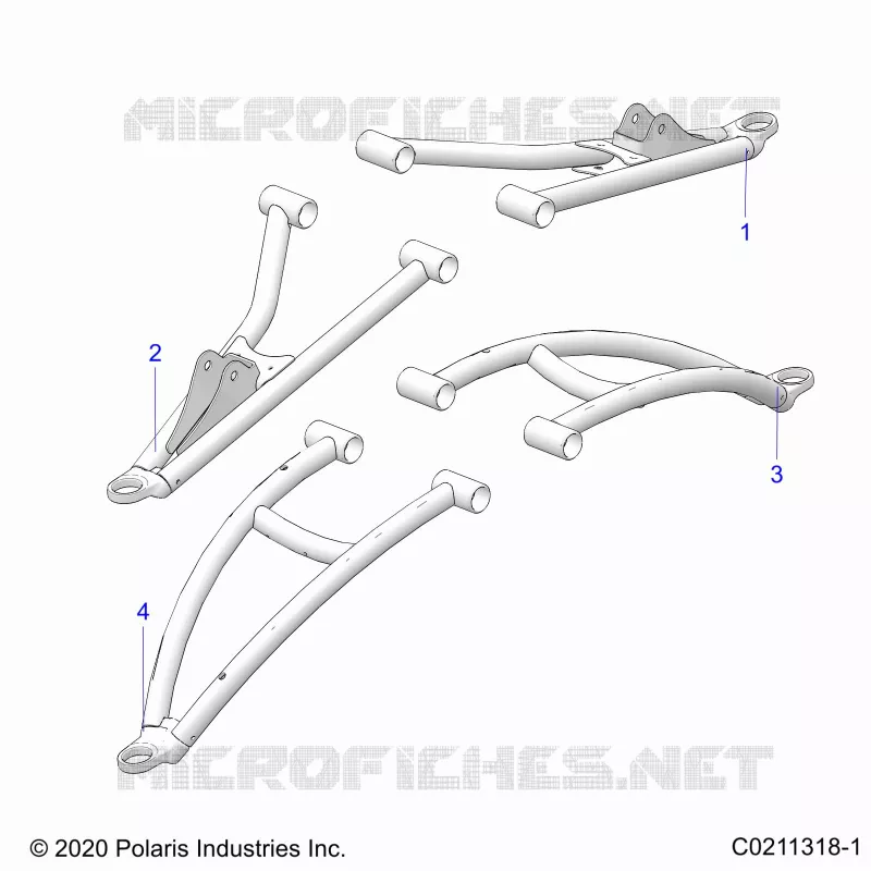FRONT SUSPENSION A-ARMS