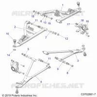 FRONT SUSPENSION CONTROL ARMS