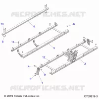 CHASSIS, SITZ SUPPORTS