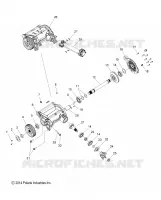 DRIVE TRAIN, RIGHT ANGLE GETRIEBEGEHÃ„USE ASM.