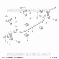 SUSPENSION, STABILISATORSTANGE, FRONT