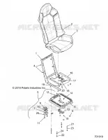 SITZ ASM. AND SLIDER
