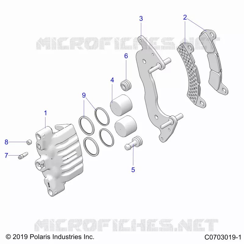 BRAKES, BREMSZANGE VORNE