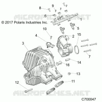 ENGINE, LUFTEINLASS MANIFOLD EVAP 50S