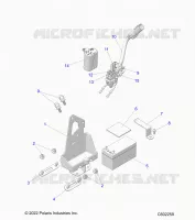 ELEKTRIC, BATTERY, MANUAL START POWER UP COMPONENTS