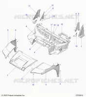 HAUBE, LINER, FRONT FENDERS,  PILLARS