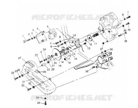 GETRIEBEGEHÄUSE/BREMSE AND KETTEN ??COVER MOUNTING SCRAMBLER W957840 (4927252725C003)