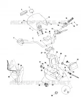 LENKER   SCHEINWERFER POD