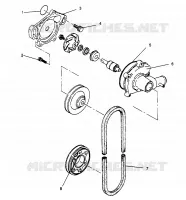 WASSERPUMPE 600 XCR 0961676 and EUROPEAN 600 XCR E961676 (4932123212C010)