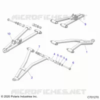 FRONT SUSPENSION CONTROL ARMS
