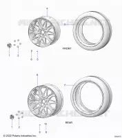 RADS, FRONT AND REAR