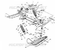 FRONT SUSPENSION AND SKI 600 XCR 0951676 (4929132913B002)