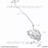 ANTRIEB, GEARCASE MOUNTING, FRONT