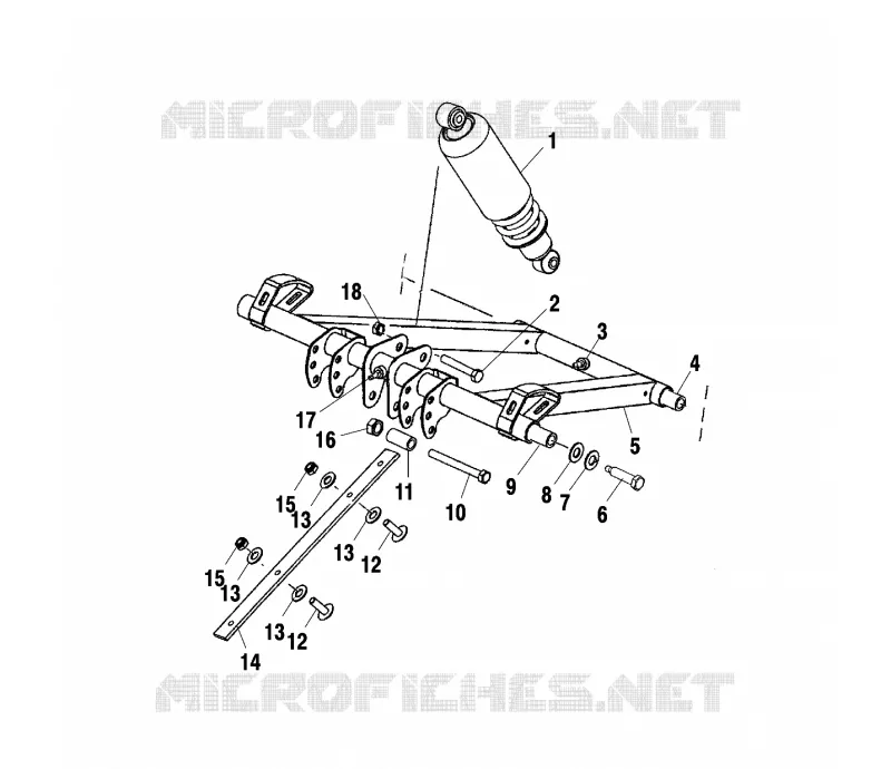 FRONT Drehmomentarm