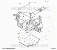 CHASSIS, MAIN FRAME AND SKID PLATES