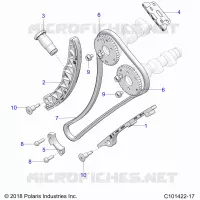 CAM CHAIN AND SPROCKET
