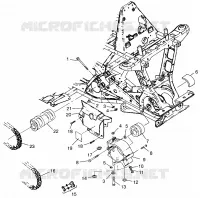 GETRIEBE VORNE  SCRAMBLER 500 W97BC50A (4943074307B002)