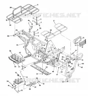 FRAME ASSEMBLY W/ RACKS 350 4X4 / W928139 (4922832283003A)