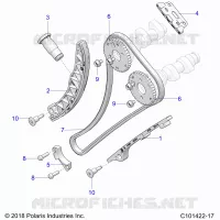 CAM CHAIN AND SPROCKET