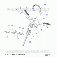 UPPER LENKEN &amp; HANDLEBAR ASM.
