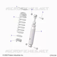 SUSPENSION, FRONT SHOCK MOUNTING