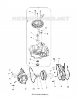 MOTOR, STATOR COVER and SCHWUNGRAD