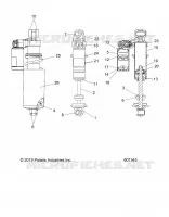 SUSPENSION, FRONT SHOCK TRACK (7045300)