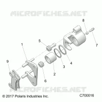 HINTERBREMSE CALIPER