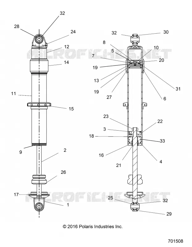 HINTERRADAUFHÃ„NGUNG SHOCK INTERNALS