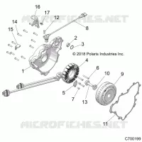 ENGINE, STATOR AND FLYRAD