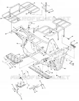 FRAME ASSEMBLY WITH RACKS 4X4-UPDATED 4/89 (49173717370003)