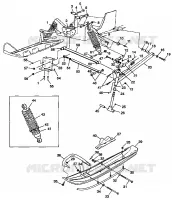 FRONT SUSPENSION AND SKI