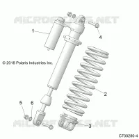 SUSPENSION, FRONT SHOCK MOUNTING