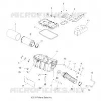 MOTOR, LUFTEINLASS SYSTEM