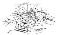 RACK   TUNNEL EXTENSION WIDETRAK LX 0962064 AND EUROPEAN WIDETRAK LX E962 (4931643164A014)