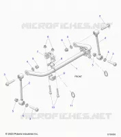 SUSPENSION, FRONT STABILISATORSTANGE