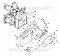 FRONTSCHÜRZE   SHIELDS Scrambler 400 W98BC38C (4947254725A007)