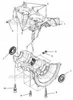 CRANKCASE ASSEMBLY SUPER SPORT 0940743 (4927742774027A)