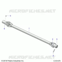 ANTRIEB, PROP SHAFT, FRONT