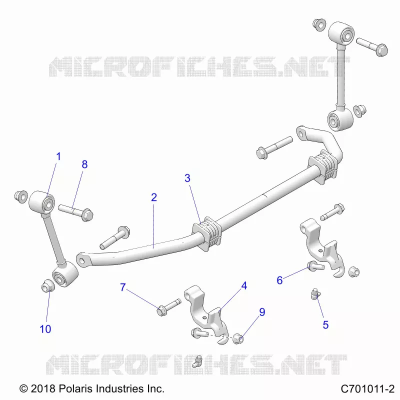 SUSPENSION, FRONT, STABILISATORSTANGE