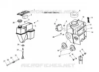 MOTOR, ÖLTANK AND LUFTFILTERKASTEN  ASM.