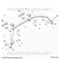 SUSPENSION, REAR STABILISATORSTANGE