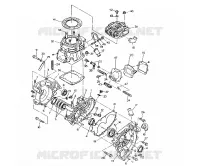 CRANKCASE AND ZYLINDER 350 4X4 / W928139 (4922832283037A)