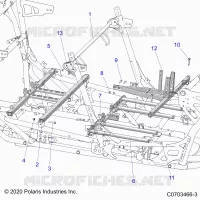 CHASSIS, SEAT AND CENTER KONSOLENEINBAU