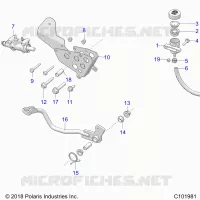 BRAKES, BRAKE PEDAL AND MASTER CYLINDER