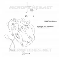 Das vordere Gehäuse MOUNTING (DEMAND DRIVE)
