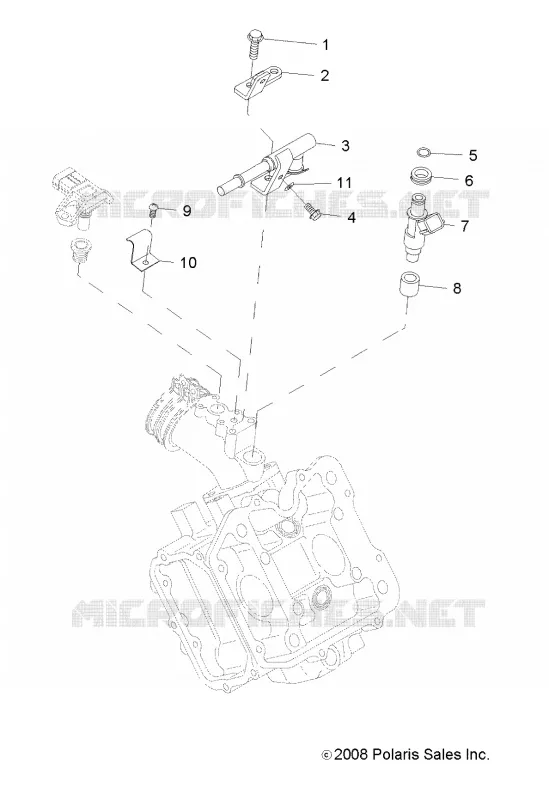 MOTOR, EINSPRITZDÜSE