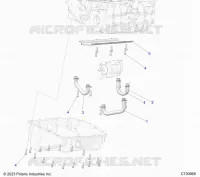 MOTOR, OIL TUBES
