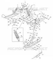 FRONT SUSPENSION AND SKI