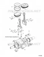 ENGINE, KURBELWELLE AND PISTON